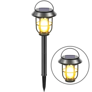 Solar Outdoor Pathway Garden Lights Waterproof Solar Powered Landscape Lighting for Yard Pathway Patio
