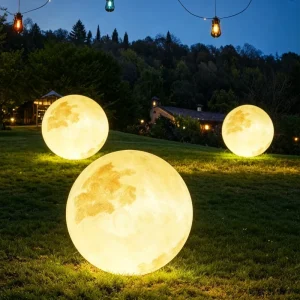 Solar Outdoor Waterproof Garden Plant Landscaping Floor Theme Light Moon Light
