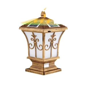 Solar Outdoor Waterproof Garden Villa Gate Fence Pillar Light