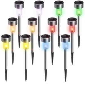 Solar Outdoor Waterproof Solar Landscape Lights for Garden Lawn Yard Patio Path Pathway Walkway Driveway