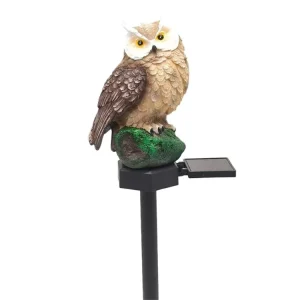Solar Owl Garden Light Outdoor LED Lawn Lamp for Garden Decoration Waterproof Christmas Lights Outdoor Solar Lamps