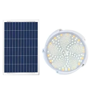 Solar Panel Powered Indoor & Outdoor LED Garden Light IP65 Rating Remote Control Ceiling Product for Gardens & Homes
