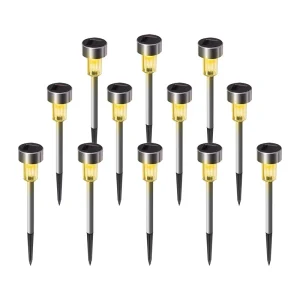 Solar Path Lights Outdoor Solar Energy Lights Outdoor Garden LED Landscape Pathway Light for Patio Lawn Yard Driveway Walkway