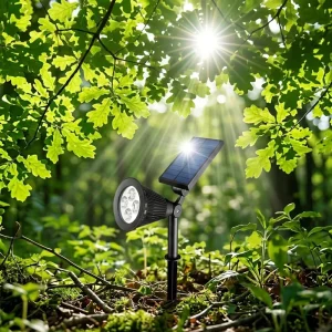 Solar Pathway Lights 2200mAh Battery 3W RGB LEDs for Outdoor Garden OEM ODM