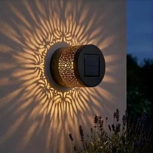 Solar Pathway Lights Outdoor LED Patio Ground Wall Lights IP44 Waterproof Deck Lights for Garden Walkway Yard Decoration