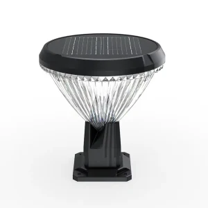Solar Pillar Light Landscape Light Aluminum Pathway Light 3 Color Temperature for Garden Yard Patio