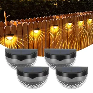 Solar Plastic Wall Light with IP55 Rating Wireless Control Battery Included for Garden Use