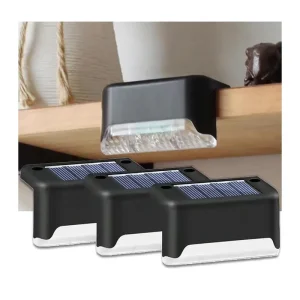 Solar Polycrystalline Wall Light LED Up/Down Lighting Stair Step Fence IP65 Rated Outdoor Garden Wall Lamp