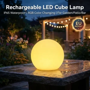 Solar Pool Floating Light Ball Remote Control IP68 Waterproof RGB LED 16 Colors Auto off Outdoor Garden Yard Light