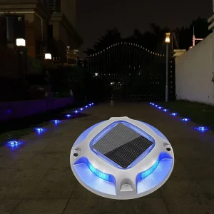 Solar Power Waterproof Outdoor Stair Step Buried Light Pathway Garden Deck Ground Light Step Light