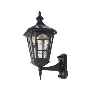 Solar Powered Garden Outdoor Courtyard Waterproof Wall Mounted LED High End European Style No Wiring Wall Lamp