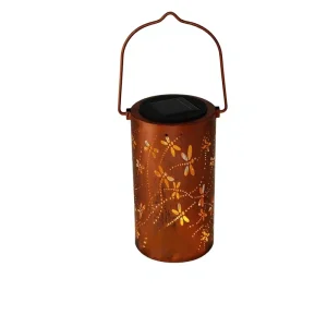 Solar Powered IP65 Waterproof Metal LED Lanterns Outdoor Hanging Garden Decor