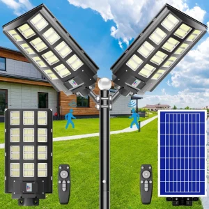 Solar Powered Integrated Waterproof LED Outdoor All-in-One Street Light 1000W 500W 300W