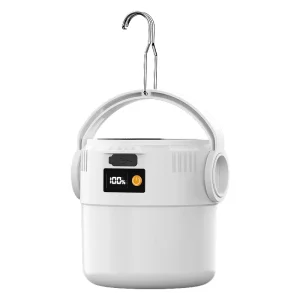 Solar-Powered LED Camping Lamp with Outdoor Charging