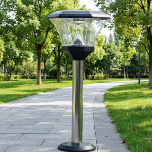 Solar Powered LED Garden Lawn Lamp Waterproof Outdoor Decorative Pathway Light for Yard Patio Landscape