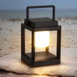 Solar Powered LED Lantern Portable Hanging Table Lamp Waterproof Decorative Light for Patio Camping Yard Garden