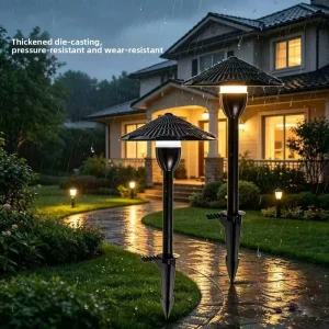 Solar-Powered LED Mushroom Yard Light Outdoor Waterproof Garden Light Landscape Lamp Lawns Courtyards Lamp Ogrodowe