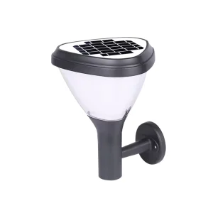 Solar Powered LED Outdoor Wall Lamp Yard Light with Sensor for Fence Deck Patio Garden Gate Wall Decoration Home Business Use