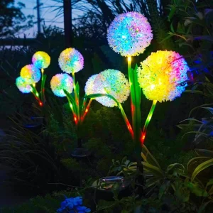 Solar Powered LED Waterproof Landscape Light Lawn & Garden Light with Remote Control IP65 Rating