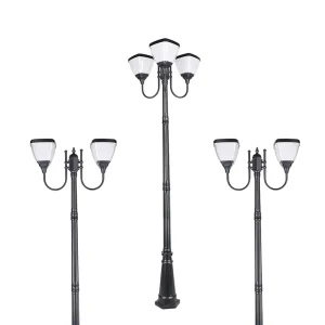 Solar Powered Lights for Garden Park Yard Patio Pathway Waterproof High Post Light Pole Led Solar Garden Light