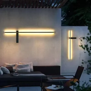 Solar Powered Outdoor Lights Waterproof Wall Lamps for Courtyards Stairways and Villa Entrances
