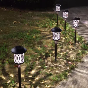 Solar Powered Ultra-Bright CE Certified Chinese Style Lawn Lamp Garden Decoration Landscape Ground-Insert Light Villa Ambiance