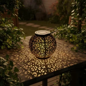 Solar Powered Warm White LED Outdoor Solar Panel Hanging Lamps Handle for Garden Table Patio Path IP44 Waterproof Decorative