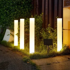 Solar-Powered Waterproof Outdoor LED Lawn Pathway Lights