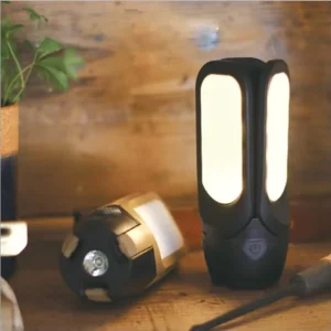 Solar Rechargeable Portable LED Camping Light, 4 Modes, IP44 Waterproof, Outdoor Tent Use