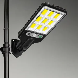 Solar Road Lights Outdoor LED Wall Lamp with Motion Sensor for Garden Road Street Lighting