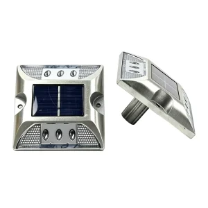 Solar Road Reflect Stud LED Underground Recessed Light Courtyard Floor Lamp Truck Rear Warning Tail Light