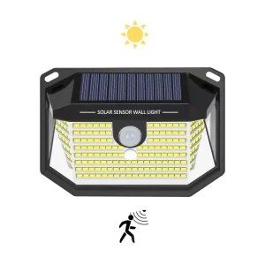 Solar Security Motion Sensor Light LED Wall Lamp Outdoor LED Garden Lamp Outdoor LED Solar Wall Light for Home