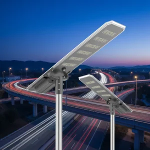 Solar Sensor Street Light Square Design 100W 150W LED IP66 for Residential Areas