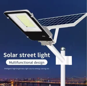 Solar Smart Street Light 300W IP67 Waterproof Remote Control Dusk-to-Dawn Sensor LED Outdoor Road Lamp CE RoHS