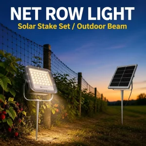 Solar Split-Type Ground Spike Flood Light IP65 Waterproof Adjustable Angle up Down Light Landscape and Garden Lighting