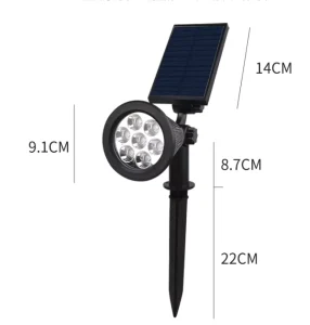 Solar Spotlight Lawn Lamp Outdoor Garden Landscape Lights for Patio Decor Tuinverlichting Courtyard Pathway Night Lighting