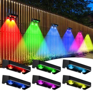Solar Step Light Villa Outdoor Garden Light Garden Balcony Wall Layout Decorative Lens Wall Washer