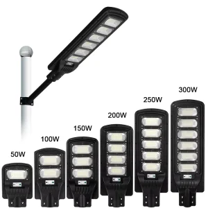 Solar Street Lamp High Lumen Induction Motion Sensor Waterproof Integrated Outdoor Luminaria Road Led Garden Solar Street Lights