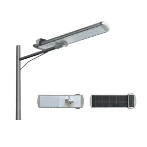 Solar Street Light IP65 DC Induction Lamps Smart Light Poles with 10 Year Warranty and Remote Control for Road