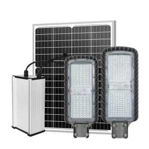 Solar Street Light LED Road Light Lithium Iron Phosphate Battery Remote Control 3 Year Warranty 120 Beam Angle 60W 160W