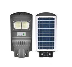 Solar Street Light With Remote Control Battery Energy Efficient Durable Design IP65 Aluminum Solar LED Street Light