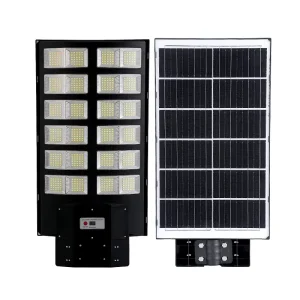 Solar Street Light with 4G Camera 6MP PTZ Motion Detection IP65 ABS LED Dual Light Outdoor Security