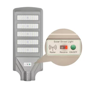 Solar Street Lights 200W with Remote Control LED Lamp Automated Output Option Solares IP65 Light