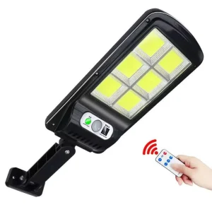 Solar Street Lights Outdoor Waterproof Motion Sensor Wall LED Lamp 3 Lighting Modes Garden Patio