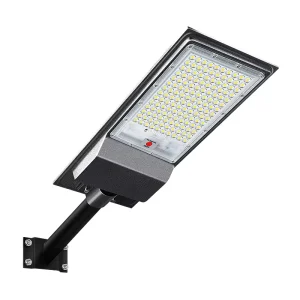 Solar Street Lights Outdoor Waterproof Motion Sensor with Remote 6500K Dusk to Dawn Parking Lot Flood Lamp for Outside Garage