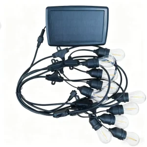 Solar String Lights Outdoor Waterproof for Magic Garden Landscape Decor Copper Wire with Shatterproof Led S 14 Bulbs