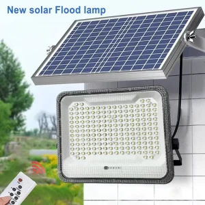 Solar Submersible Flood Light IP65 Waterproof Solar Lamp Remote Control Led Lampe LED Solar Flood Light Outdoor for Garden Road