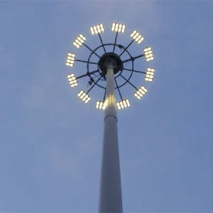 Solar Tower Lamp Street LED Light High Mast Pole