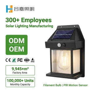 Solar Wall Lights Outdoor Dusk to Dawn Solar Motion Lights Wall Mount Light Sconces for Outside Patio Fence Yard Garage