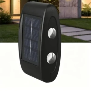 Solar Wall Washing Lamp IP67 Waterproof Outdoor Wall Light for Garden and Road Use
